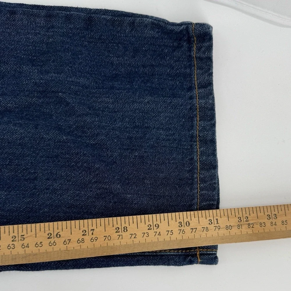 DKNY Jean Men's Size 38 x 30 Straight Fit Denim Pants‎ Dark Wash Blue Denim